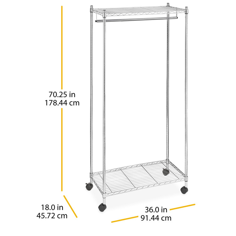 Rolling best sale clothes cart